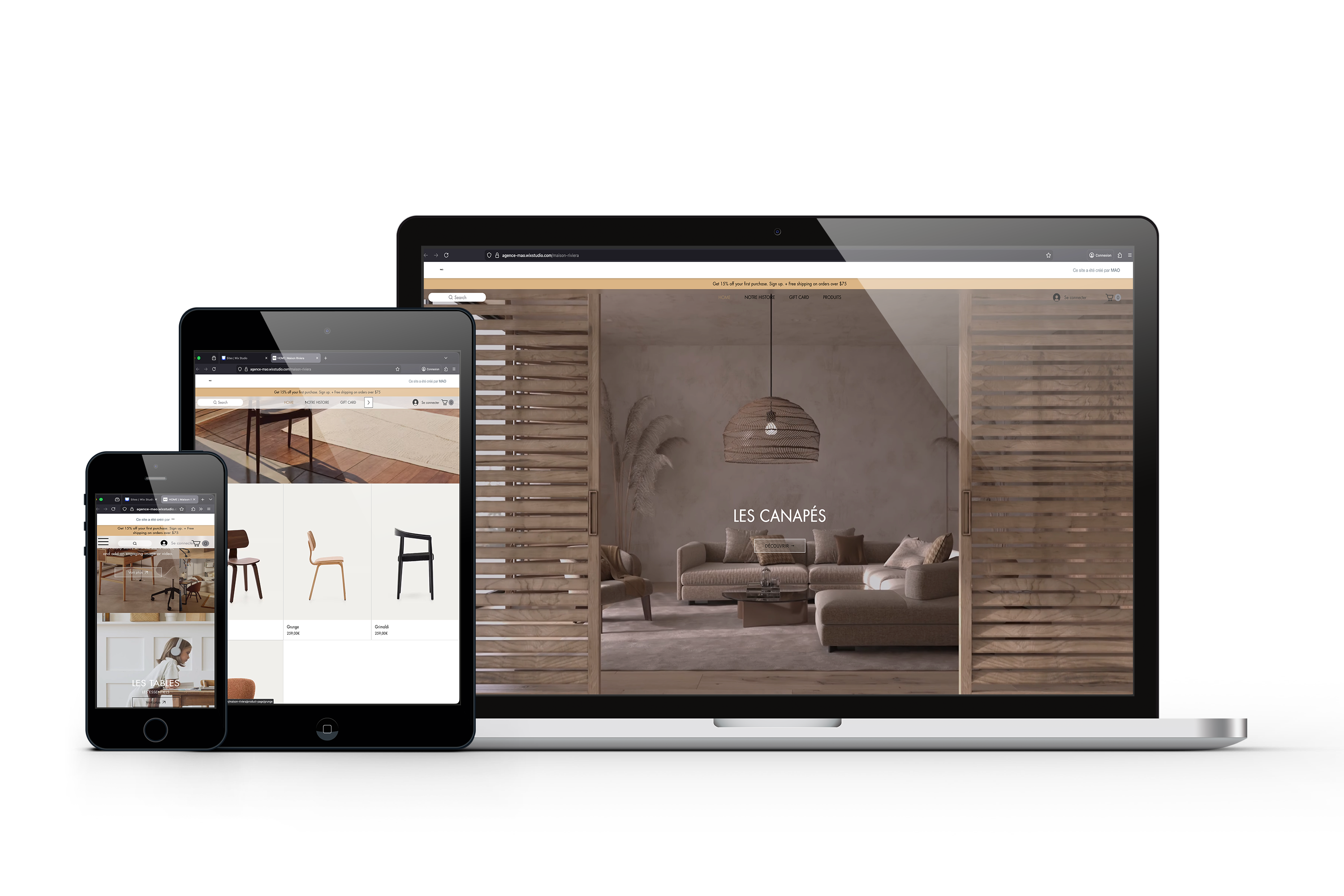 MAO Création site internet haut de gamme